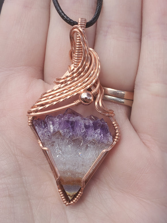 C0068 Wire-Wrapped Cathedral Amethyst