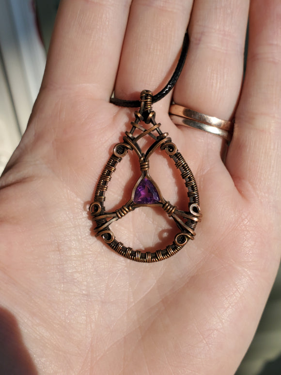 0090 Wire-Wrapped Amethyst