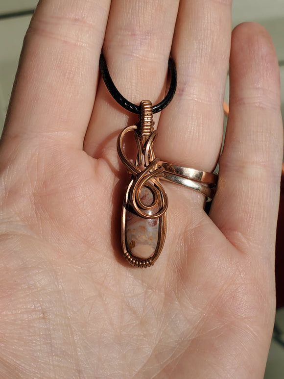 0135 Wire-Wrapped Agate
