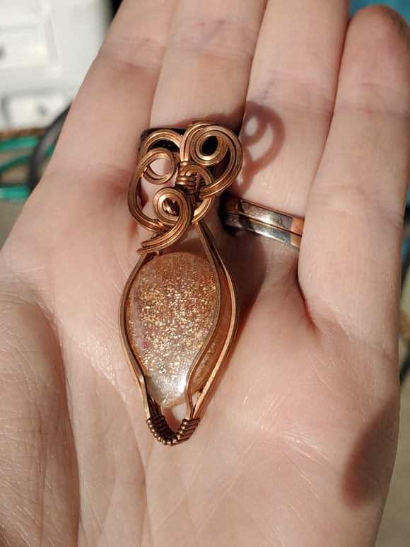 0078 Wire-Wrapped Sunstone