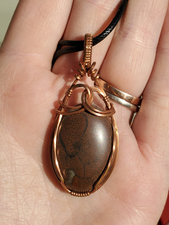 0091 Wire-Wrapped Agate